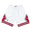 NBA シカゴ ブルズ ショートパンツ/ショーツ スウィングマン ミッチェル＆ネス/Mitchell Ness ホワイト トレーニング特集2203MN特集