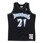 NBA ケビン・ガーネット ティンバーウルブズ ユニフォーム/ジャージ スウィングマン ミッチェル＆ネス/Mitchell & Ness ブラック【OCSL】2203MN特集