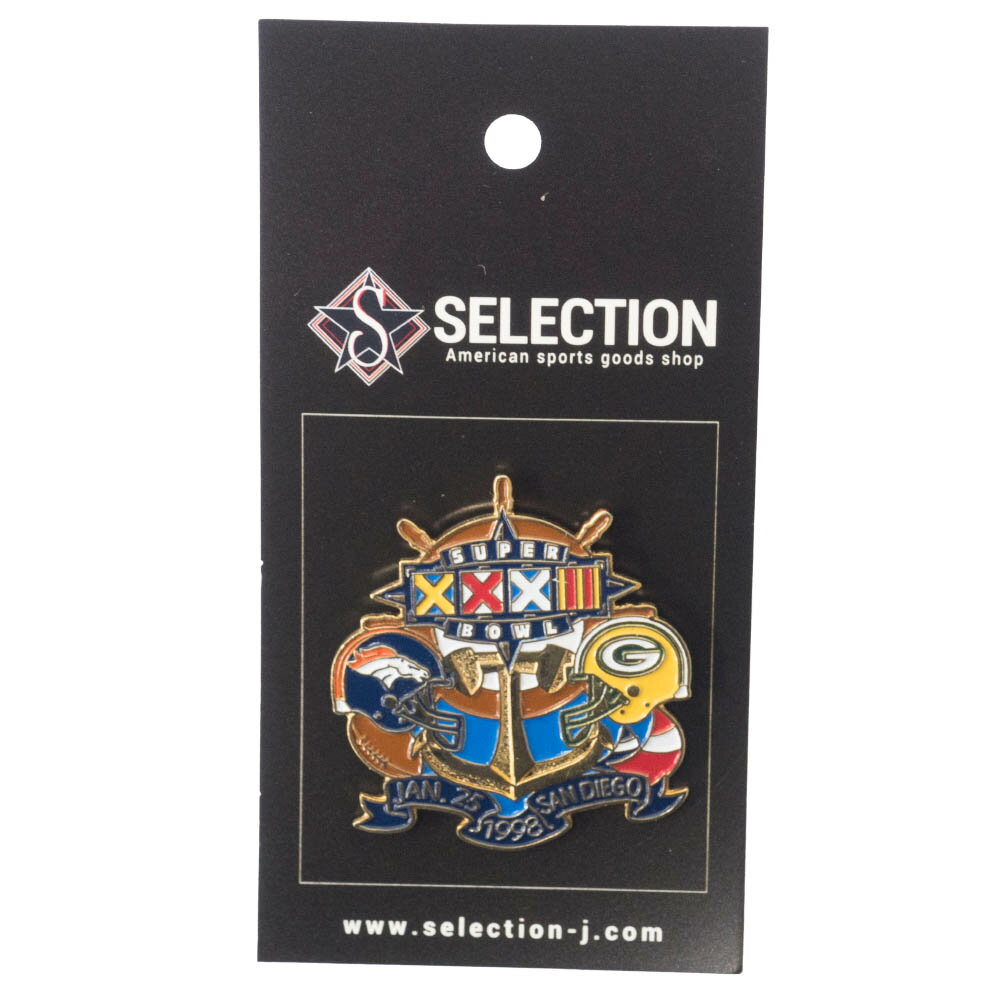 NFL パッカーズ / ブロンコス 第32回スーパーボウル Matchup Game Pin IMPRINTED PRODUCTS