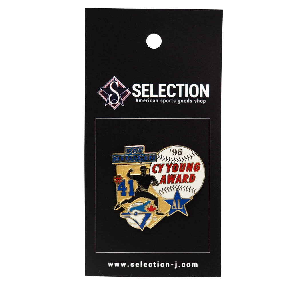 MLB パット・ヘントゲン トロント・ブルージェイズ ピンバッチ/ピンズ 1996 Cy Young Award Pin Peter&David