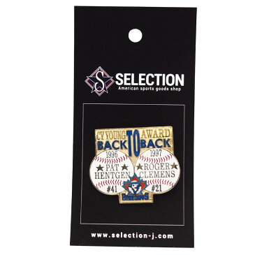 MLB パット・ヘントゲン トロント・ブルージェイズ ピンバッチ/ピンズ 1996 1997 Cy Young Award Back to Back Pin Peter&David