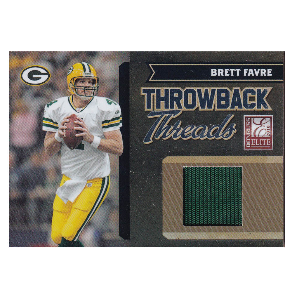 樂天商城 - NFL ブレット・ファーブ パッカーズ トレーディングカード 2010 Donruss Elite Throwback Threads Card 187/299 Panini