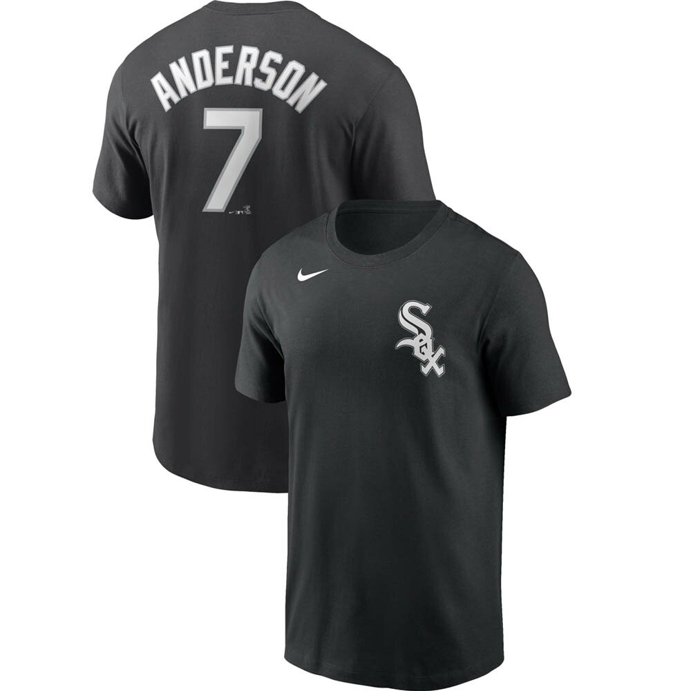MLB ティム・アンダーソン シカゴ・ホワイトソックス Tシャツ Name & Number T-Shirt ナイキ/Nike ブラック N199-JK【OCSL】