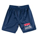 USABB 1992 アメリカ代表 ショートパンツ/ショーツ オーセンティック プラクティス USA 1992 ドリームチーム ミッチェル&ネス ネイビー