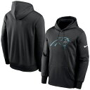 NFL パンサーズ パーカー/フーディー Prime Logo Therma Pullover Hoodie ナイキ/Nike ブラック NKAQ-CM9【OCSL】