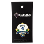 MLB ポール・モリター ミルウォーキー・ブリュワーズ 2004 Hall of Fame Induction Jersey Pin PSG