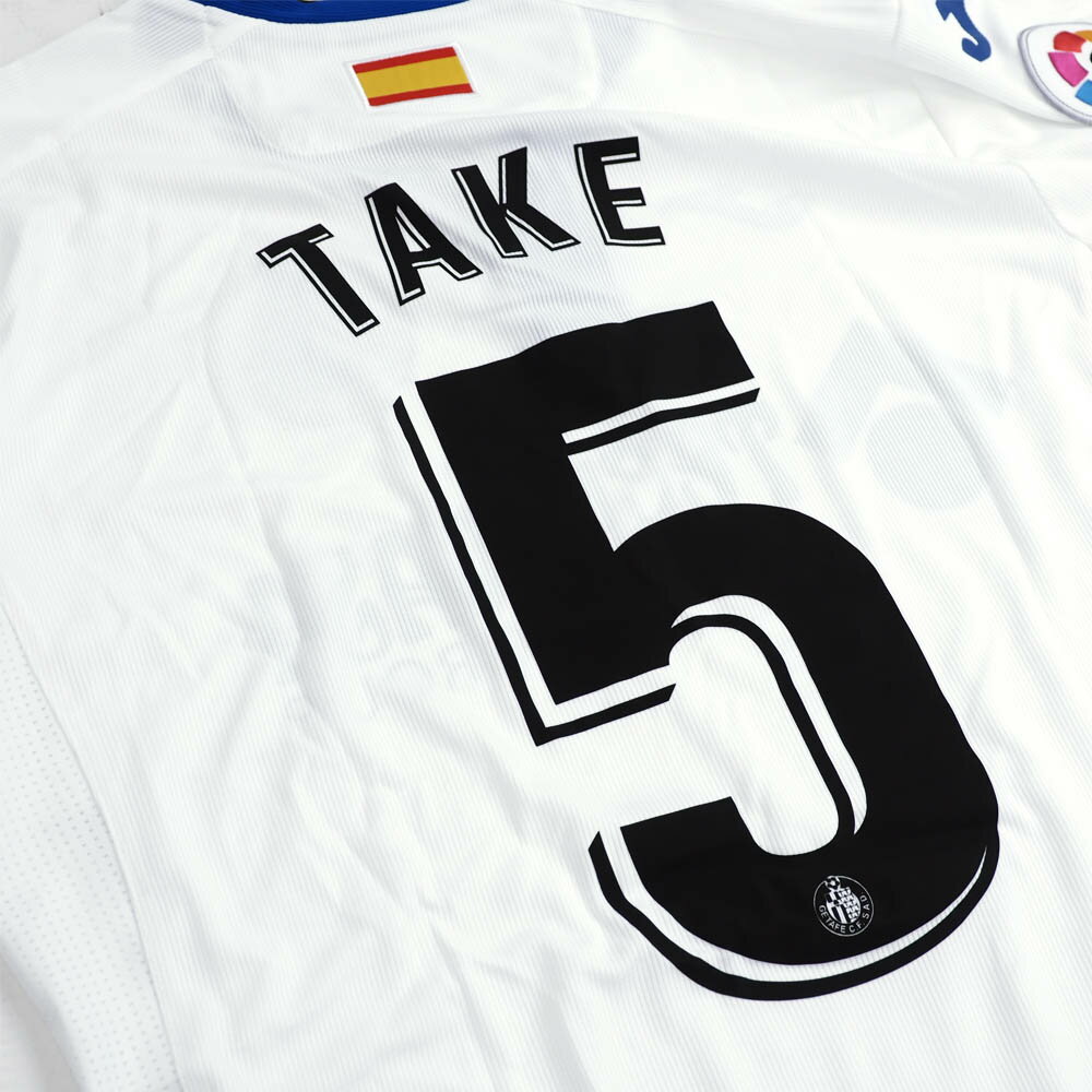 久保建英 ヘタフェ ユニフォーム ネーム 背番号ナンバー入り 20/21 JOMA 3rd サード ホワイト メンズ 半袖 ジャージ ラ・リーガネット注文 サッカー 用品 セール