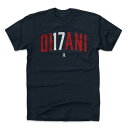 大谷翔平 Tシャツ ロサンゼルス・エンゼルス MLB Player Art Cotton T-Shirt 500LEVEL True Navy【OCSL】 23wbsf(4)