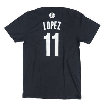 NBA Tシャツ 半袖 アディダス ネッツ ブルック ロペス Tシャツ 黒 ブラック adidas NET NUMBER TEE (Team Logo) 【OCSL】