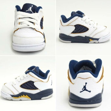ナイキ ジョーダン/NIKE JORDAN シューズ/スニーカー ベビーサイズ JORDAN RETRO 5 LOW (TD) ホワイト 201014IK