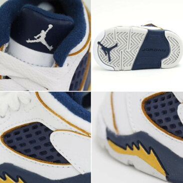 ナイキ ジョーダン/NIKE JORDAN シューズ/スニーカー ベビーサイズ JORDAN RETRO 5 LOW (TD) ホワイト 201014IK