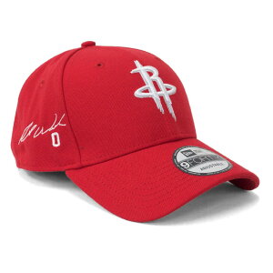 ラッセル・ウェストブルック キャップ 帽子 ニューエラ New Era 9FORTY サイン刺繍 ロケッツ NBA レッド アジャスタブル