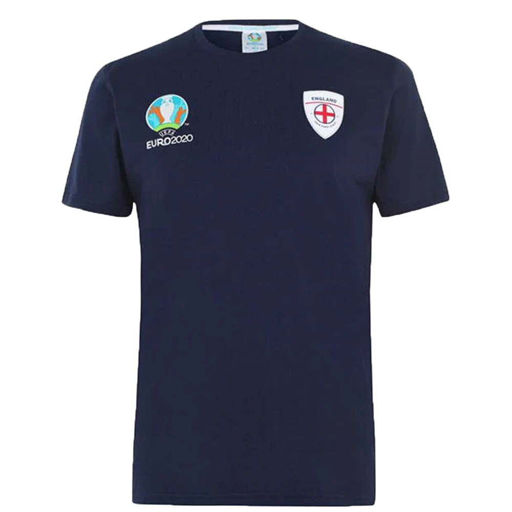 イングランド代表 Tシャツ メンズ カットソー 半袖 ネイビー EURO2020【OCSL】