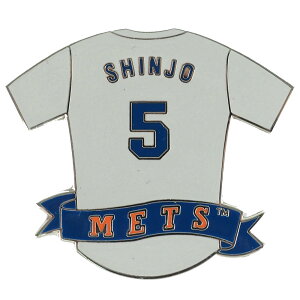 新庄剛志 SHINJO グッズ ピンバッジ ピンバッヂ ピンズ MLB メッツ Peter&David ロード