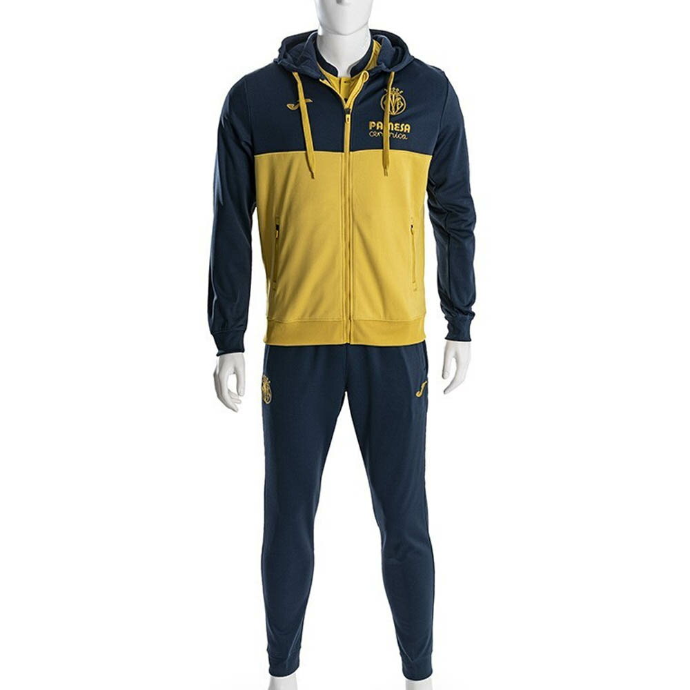 久保建英所属 ビジャレアル ヴィジャレアル トラックスーツ ジャケットパンツ 上下セット 20-21 JOMA ネイビー/イエロー ラ・リーガ