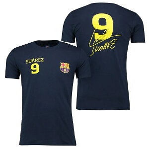 ルイス・スアレス Tシャツ バルセロナ 2016 ツアー ラ・リーガ Barcelona ネイビー サッカー