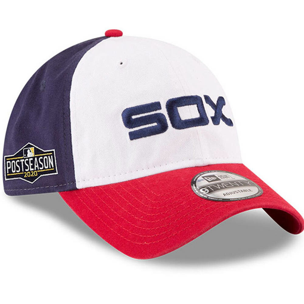 ホワイトソックス キャップ 帽子 MLB ニューエラ New Era 9TWENTY ネイビー ブルー 2020ポストシーズンサイドパッチ アジャスタブル