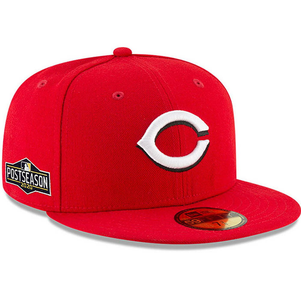 乐天商城 - シンシナティ・レッズ キャップ 帽子 MLB ニューエラ New Era 9TWENTY レッド 2020ポストシーズンサイドパッチ アジャスタブル