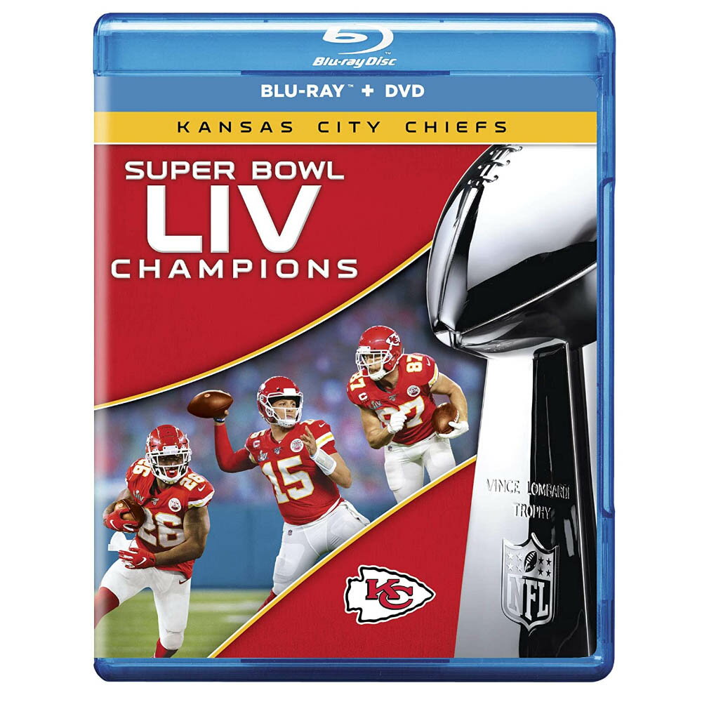 NFL チーフス グッズ 第54回スーパーボウル Super Bowl LIV Champions ブルーレイ＆DVDセット 英語版 1