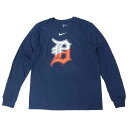 MLB ^CK[X TVc Angle Logo Long Sleeve T-Shirt iCL/Nike lCr[