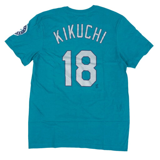 MLB 菊池 雄星 マリナーズ Tシャツ ネーム&ナンバー ナイキ/Nike ティール MLB 菊池 雄星 マリナーズ Tシャツ ネーム&ナンバー ナイキ/Nike ティール