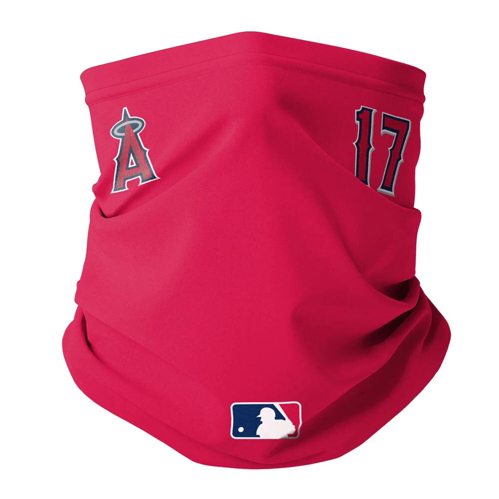 MLB 大谷翔平 エンゼルス ネックゲーター Player Gaitar Mask マスク Forever Collectibles レッド