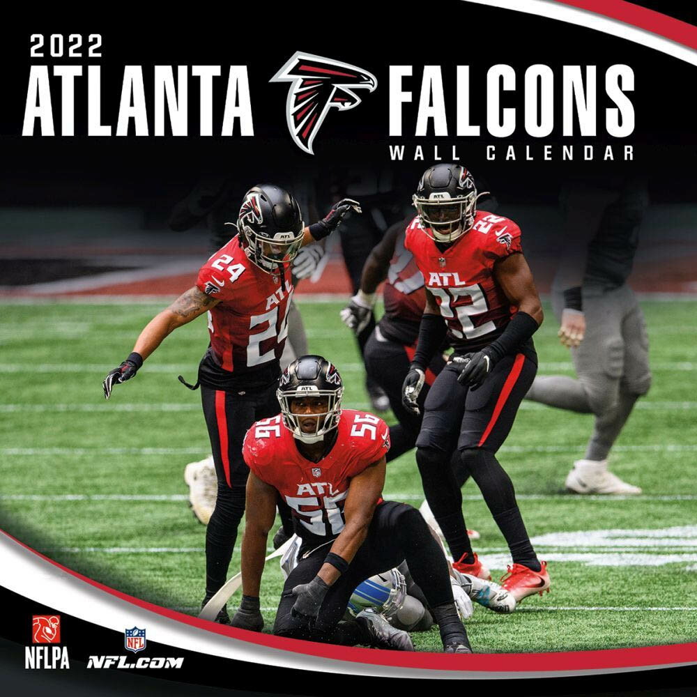 NFL カレンダー 2022年 ファルコンズ 12X12 TEAM 壁掛け CALENDAR Turner