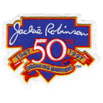 MLB ジャッキー・ロビンソン パッチ 1997モデル 50周年記念 ブレイキングバリアー ワッペン Patch