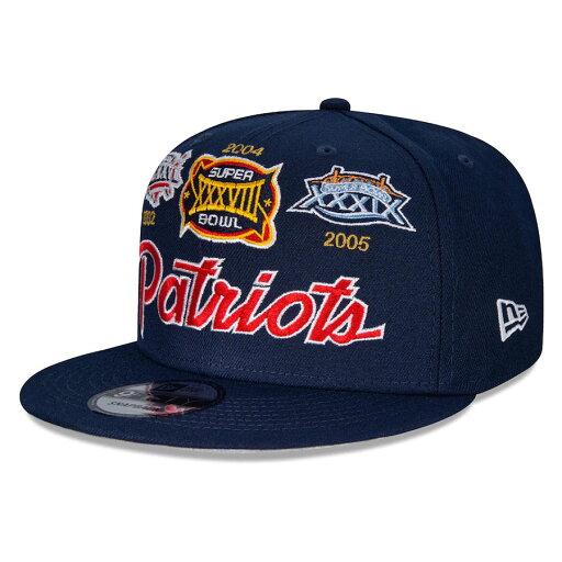 NFL ペイトリオッツ キャップ スーパーボウル レトロ スクリプト 9FIFTY スナップバック ニューエラ/New Era ロイヤル NFL ペイトリオッツ キャップ スーパーボウル レトロ スクリプト 9FIFTY スナップバック ニューエラ/New Era ロイヤル