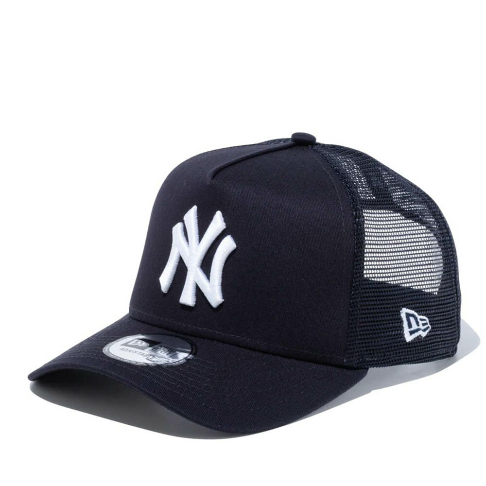 樂天商城 - MLB ヤンキース メッシュキャップ 9FORTY A-Frame トラッカー メッシュ Cap ニューエラ/New Era ネイビー
