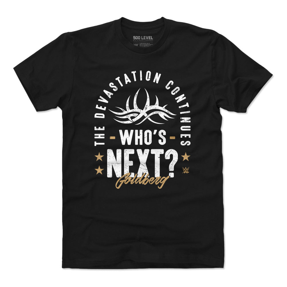 WWE ビル・ゴールドバーグ Tシャツ Superstars Who's Next 500Level ブラック