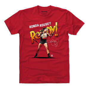 WWE ロンダ・ラウジー Tシャツ Women Superstars Rowdy Stance 500Level レッド