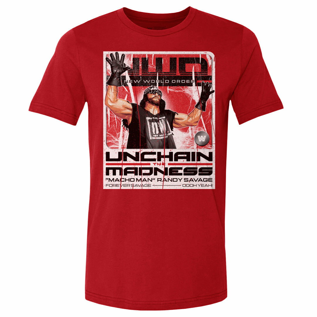 WWE ランディ・サベージ nWo Tシャツ Legends Macho Man Card 500Level レッドのサムネイル