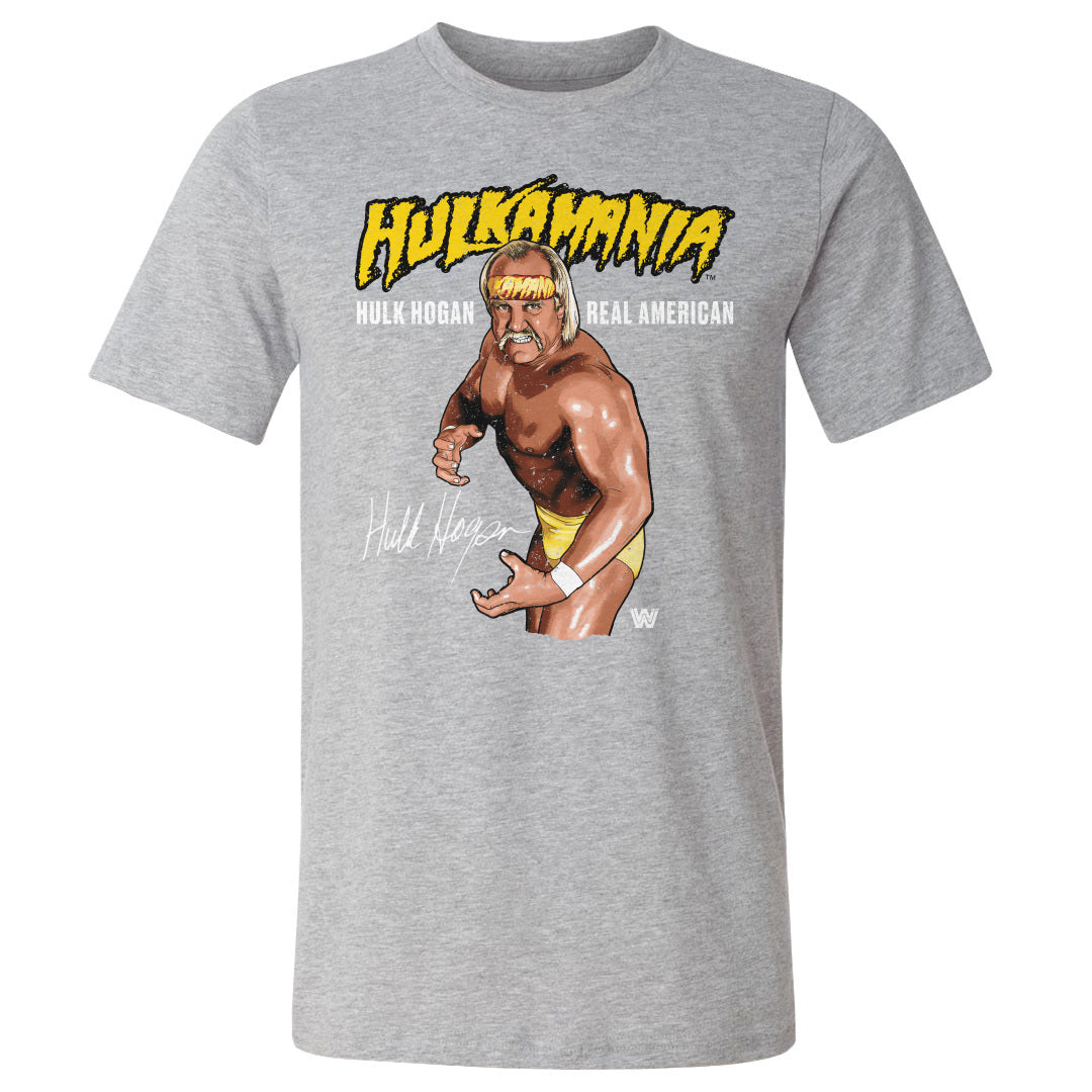 WWE ハルク・ホーガン Tシャツ Legends Hulkamania Pose 500Level ヘザーグレー