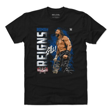 WWE ロマン・レインズ Tシャツ Superstars And Still Champ 500Level ブラック