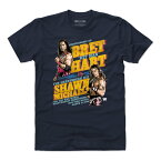 WWE ショーン・マイケルズ Vs ブレット・ハート Tシャツ Pay-Per-Views Wrestlemania レッスルマニア XII 500Level True Navy