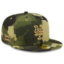 MLB メッツ キャップ 2022 アームドフォースデー Armed Forces Day On-Field 59FIFTY Fitted ニューエラ/New Era カモ(4)