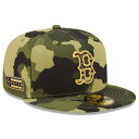 MLB レッドソックス キャップ 2022 アームドフォースデー Armed Forces Day On-Field 59FIFTY Fitted ニューエラ/New Era カモ