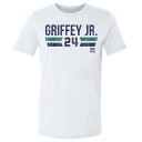 MLB ケン・グリフィー・ジュニア マリナーズ Tシャツ Font T-Shirt 500Level ホワイト