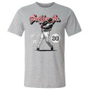 MLB PEOtB[EWjA VVieBEbY TVc Retro Script WHT T-Shirt 500Level wU[O[