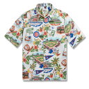 MLB JuX AnVc nCA Scenic Aloha Shirt CXv[i[ Reyn Spooner
