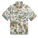 MLB AX`bNX AnVc nCA Scenic Aloha Shirt CXv[i[ Reyn Spooner
