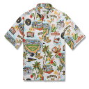 MLB u[Y AnVc nCA Scenic Aloha Shirt CXv[i[ Reyn Spooner