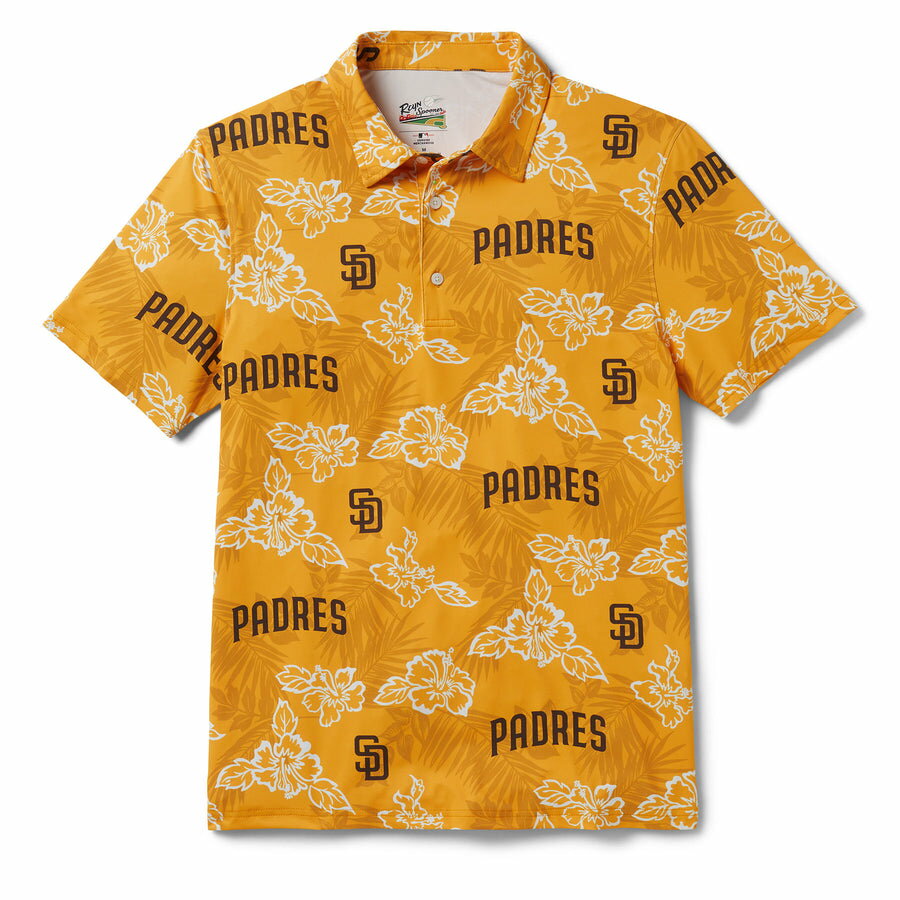 Rakuten - MLB パドレス ポロシャツ ハワイアン PUA PERFORMANCE POLO レインスプーナー Reyn Spooner イエロー
