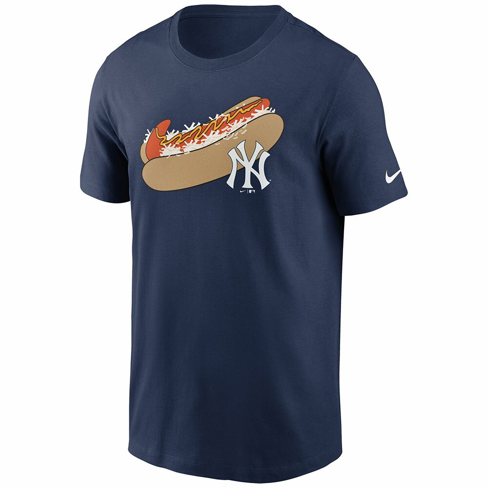 Rakuten - MLB ヤンキース Tシャツ Hot Dog Tee ナイキ/Nike ネイビー【nkac】