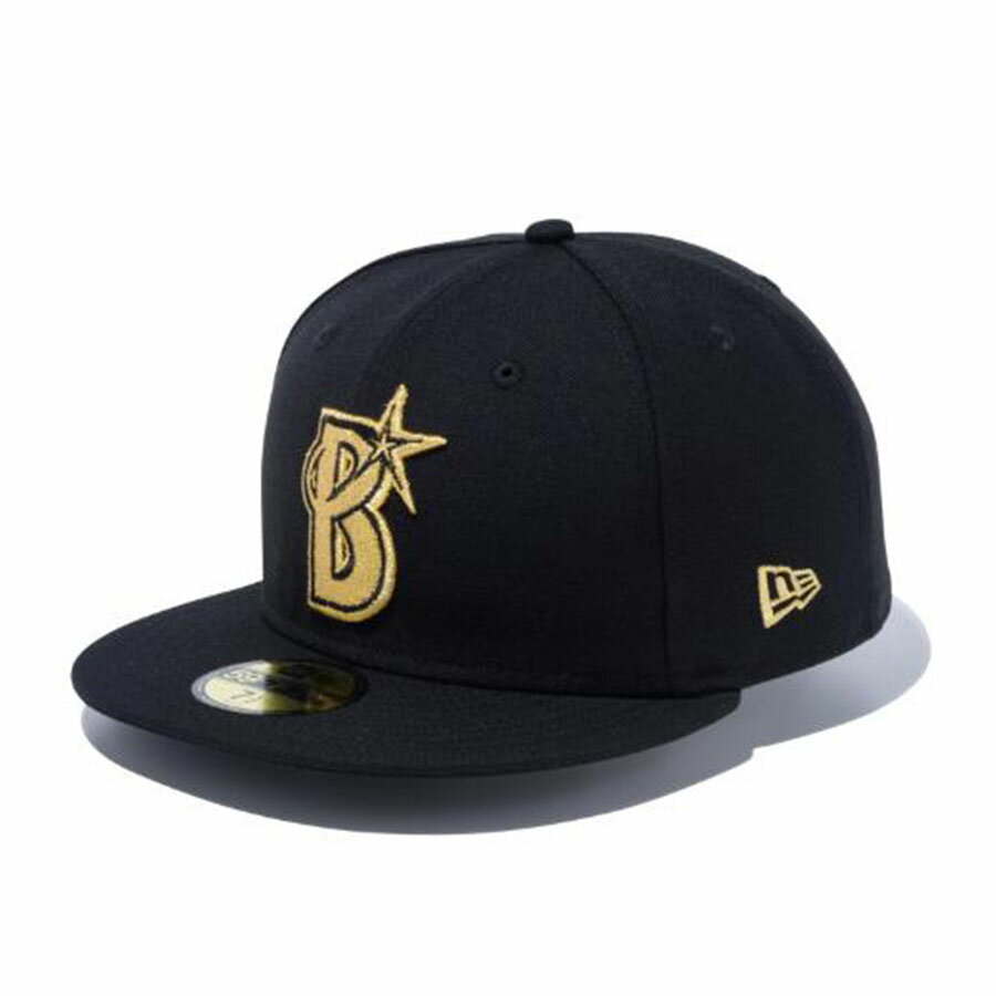 横浜DeNAベイスターズ グッズ キャップ 59FIFTY Cap ニューエラ/New Era ブラック ゴールドのサムネイル