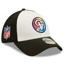 NFL ラムズ キャップ 2022 NFL クルーシャルキャッチ 39THIRTY コーチ Flex Cap ニューエラ/New Era ホワイト/ブラック