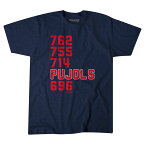 【海外限定版】MLB アルバート・プホルス カージナルス Tシャツ 4th All-Time T-Shirt BreakingT ネイビー