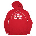 yCOŁzMLB v|X EFCCg [i J[WiX p[J[ Yadi. Albert. Waino. Hoodie BreakingT bh