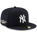 MLB ヤンキース キャップ 2022 ポストシーズン サイドパッチ 59FIFTY Fitted Cap ニューエラ/New Era ネイビー